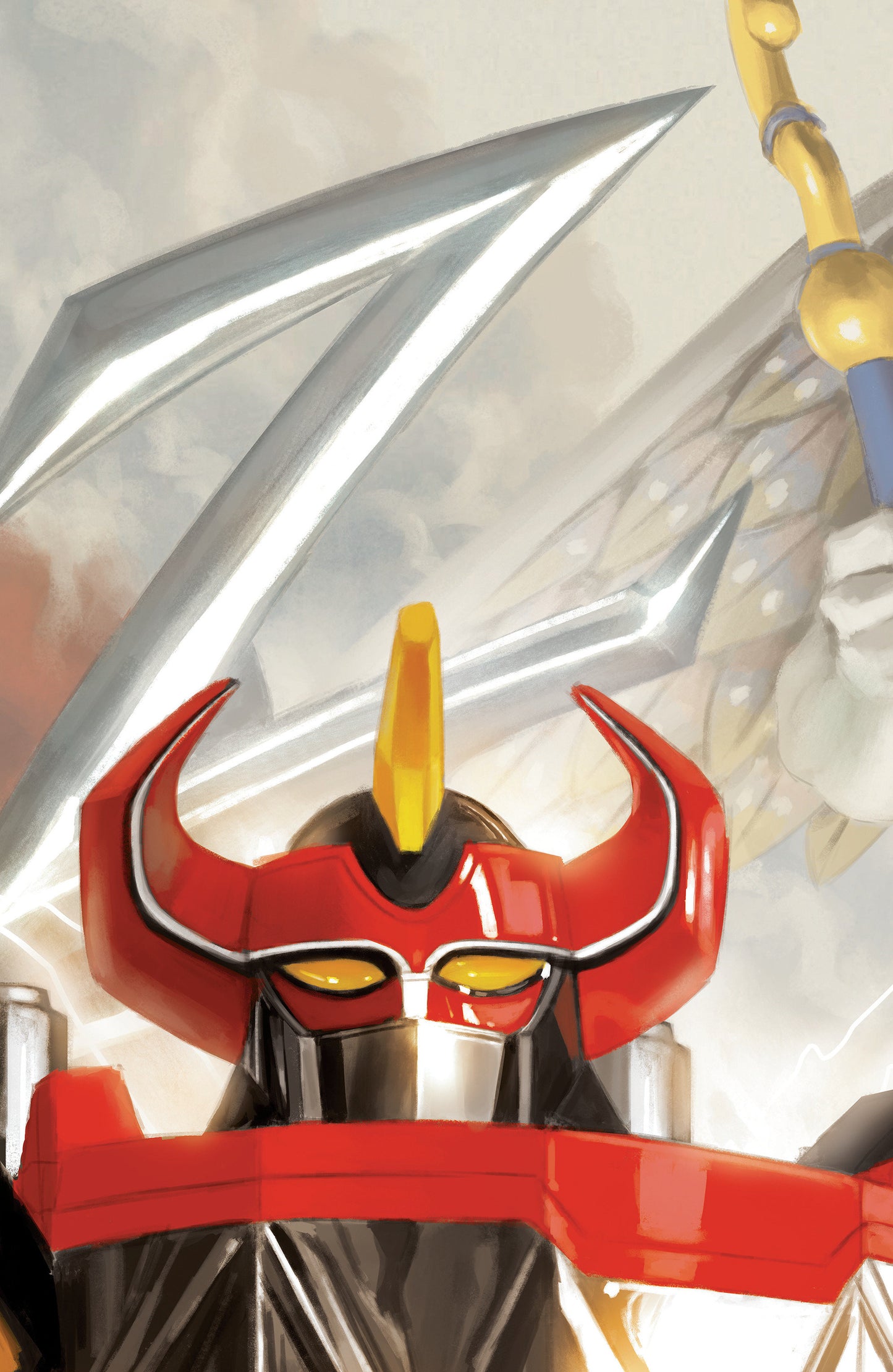 Mighty Morphin Power Rangers (2026) #2 C Megazord Connecting Variant (Full Art, Mercado) ISBN: 84428401334502031 - FOC DATE: 6/7/26  - Release Date: 7/15/26