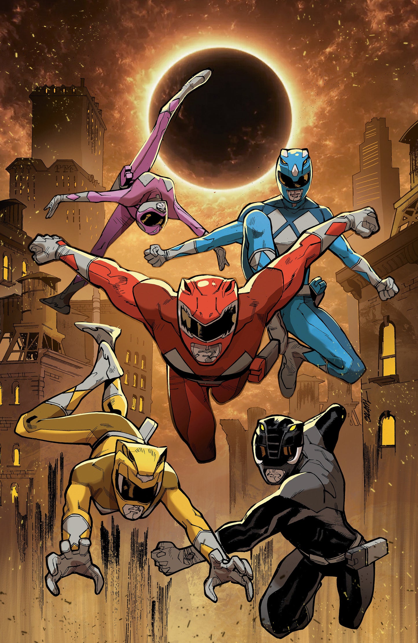 Mighty Morphin Power Rangers (2026) #2 E Foil Variant (Full Art, Foil, Balám) ISBN: 84428401334502051 - FOC DATE: 6/7/26  - Release Date: 7/15/26
