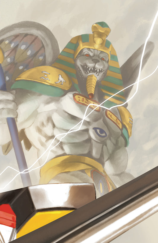 Mighty Morphin Power Rangers (2026) #3 C Megazord Card Stock Connecting Variant (Full Art, Mercado) ISBN: 84428401334503031 - FOC DATE: 7/19/26  - Release Date: 8/26/26