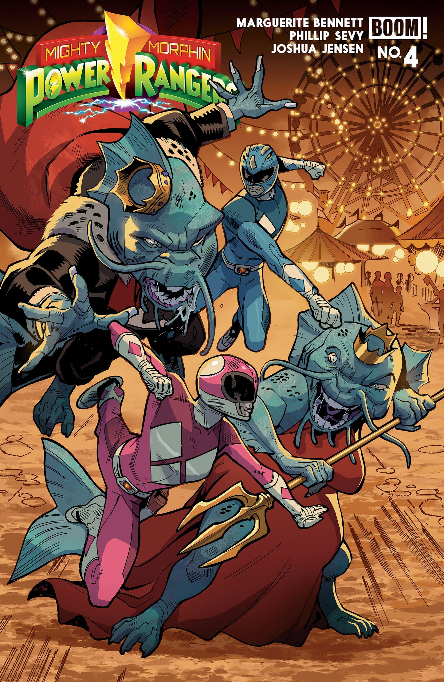 Mighty Morphin Power Rangers (2026) #4 A Main (Dressed, Balám) ISBN: 84428401334504011 - FOC DATE: 8/23/26  - Release Date: 9/30/26