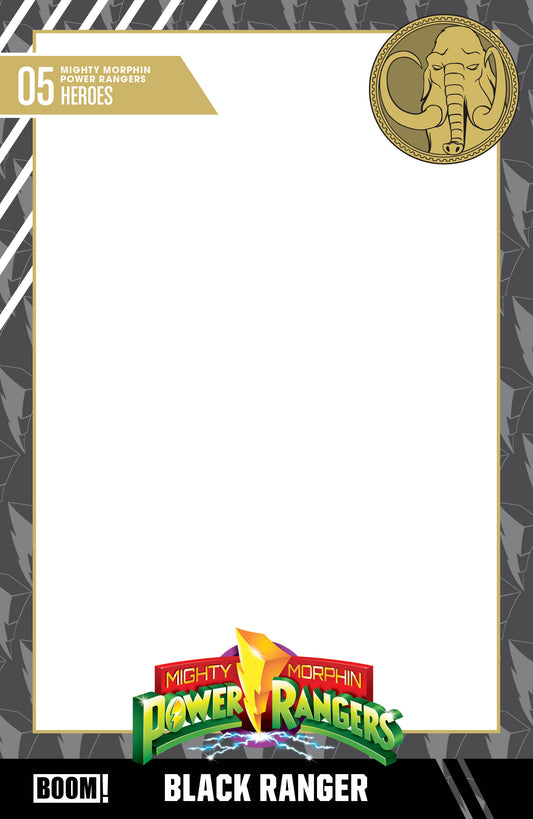 Mighty Morphin Power Rangers (2026) #5 D Trading Card Blank Sketch Variant ISBN: 84428401334505041 - FOC DATE: 9/20/26  - Release Date: 10/28/26