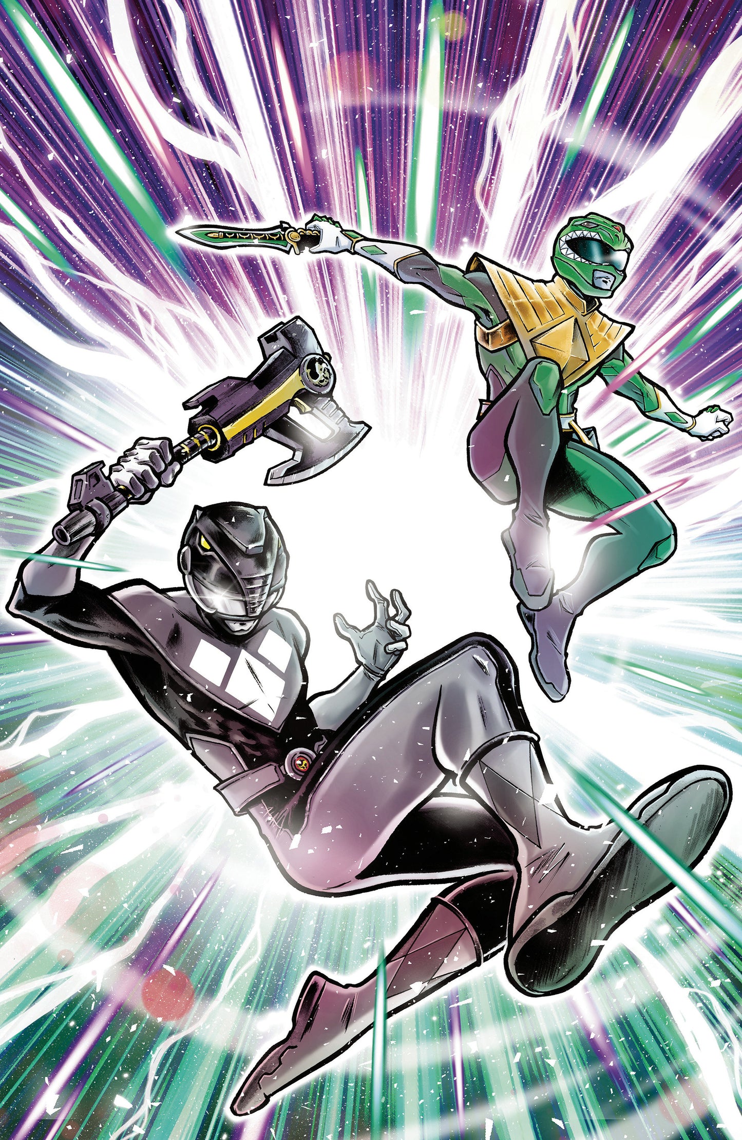 Mighty Morphin Power Rangers (2026) #5 E Foil Variant (Full Art, Foil, Di Gianfelice) ISBN: 84428401334505051 - FOC DATE: 9/20/26  - Release Date: 10/28/26