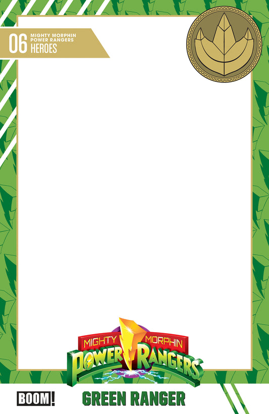 Mighty Morphin Power Rangers (2026) #6 D Trading Card Blank Sketch Variant ISBN: 84428401334506041 - FOC DATE: 10/18/26  - Release Date: 11/25/26