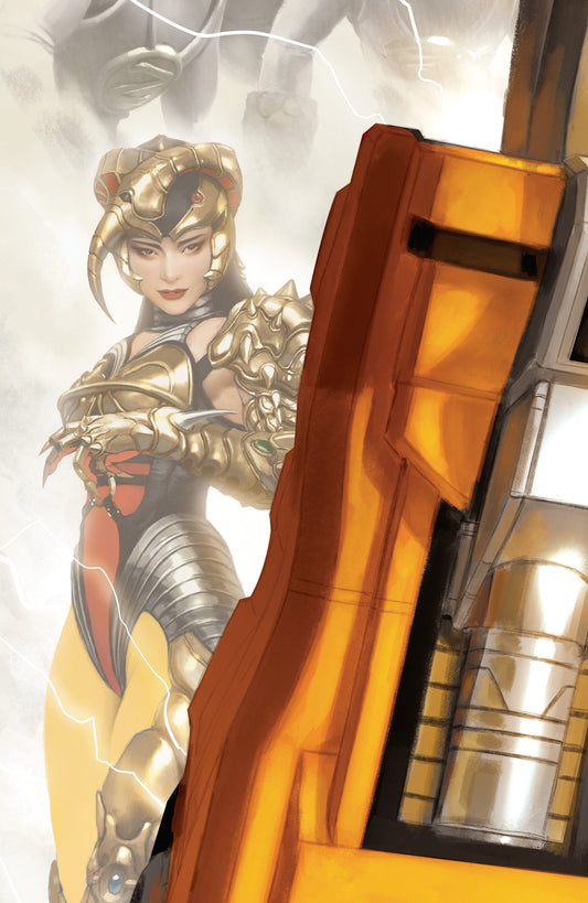 Mighty Morphin Power Rangers (2026) #7 C Megazord Card Stock Connecting Variant (Full Art, Mercado) ISBN: 84428401334507031 - FOC DATE: 11/22/26  - Release Date: 12/30/26
