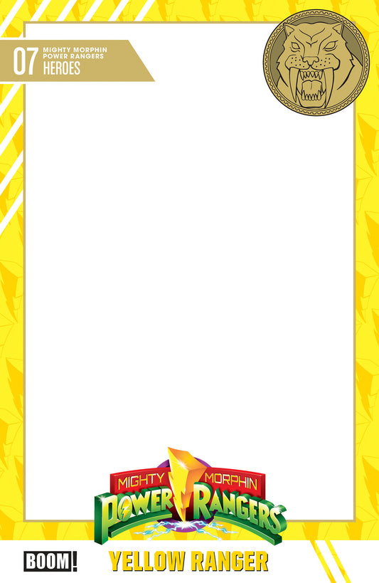 Mighty Morphin Power Rangers (2026) #7 D Trading Card Blank Sketch Variant ISBN: 84428401334507041 - FOC DATE: 11/22/26  - Release Date: 12/30/26