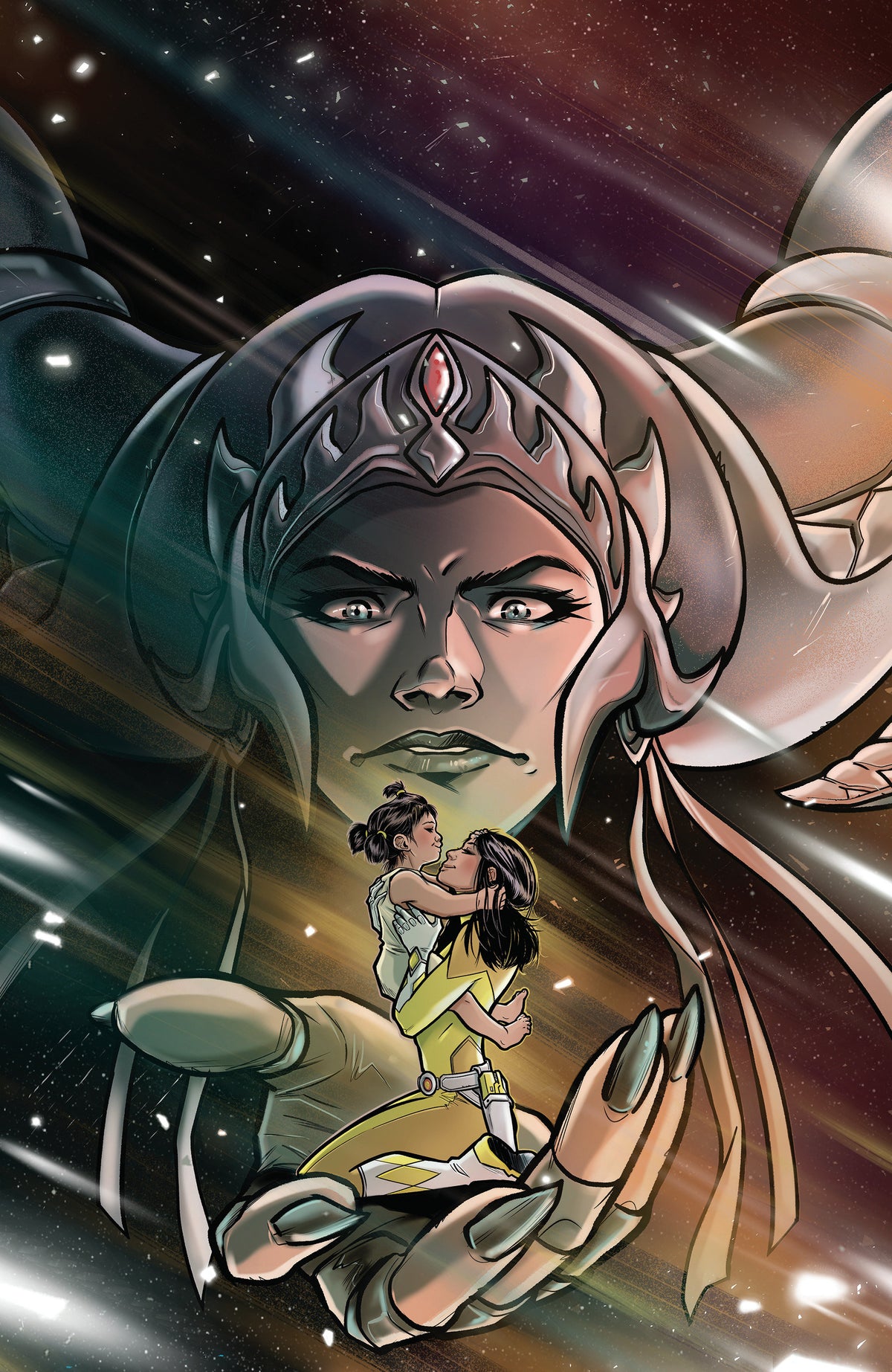 Mighty Morphin Power Rangers (2026) #7 E Foil Variant (Full Art, Foil, Di Gianfelice) ISBN: 84428401334507051 - FOC DATE: 11/22/26  - Release Date: 12/30/26