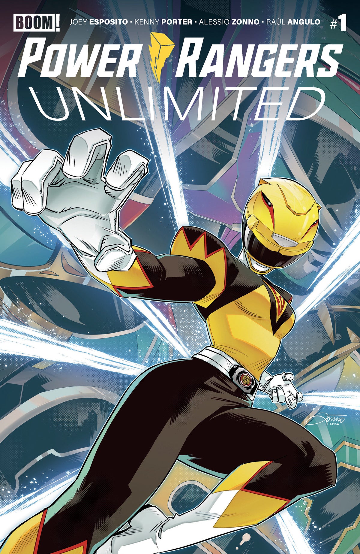Power Rangers Unlimited #1 A Main (Dressed, Zonno) ISBN: 84428401340601011 - FOC DATE: 5/17/26  - Release Date: 7/1/26