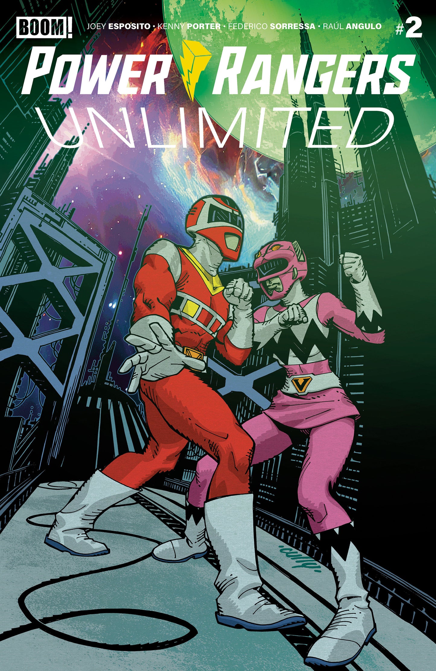 Power Rangers Unlimited #2 B Variant (Dressed, Hamner) ISBN: 84428401340602021 - FOC DATE: 6/28/26  - Release Date: 8/12/26
