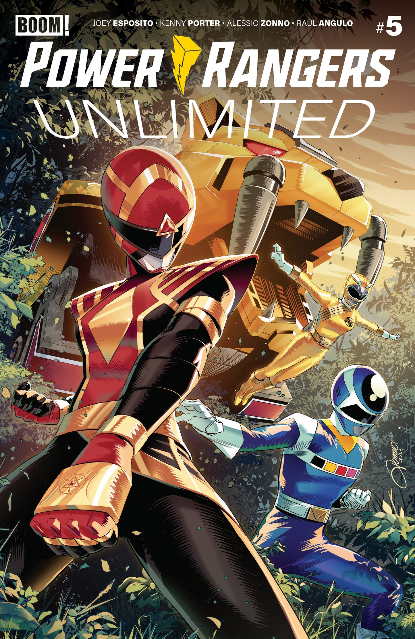 Power Rangers Unlimited #5 A Main (Dressed, Zonno) ISBN: 84428401340605011 - FOC DATE: 10/4/26  - Release Date: 11/11/26