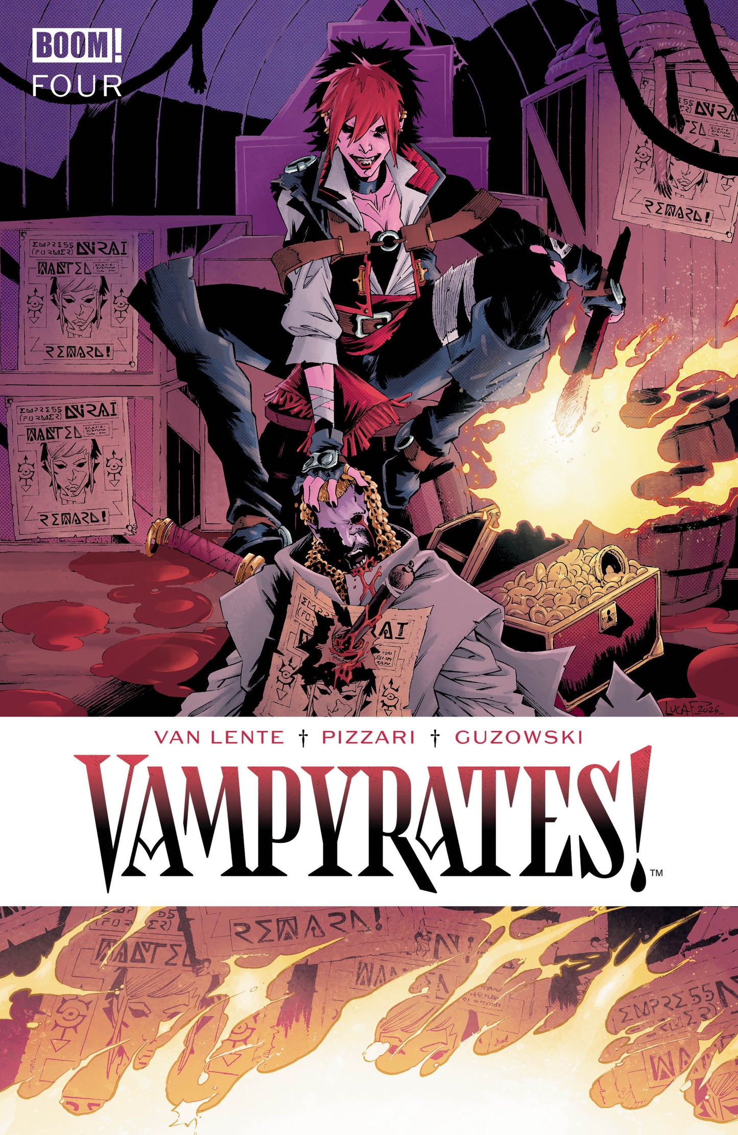 Vampyrates! #4 A Main (Dressed, Pizzari) ISBN: 84428401341304011 - FOC DATE: 9/20/26  - Release Date: 10/21/26