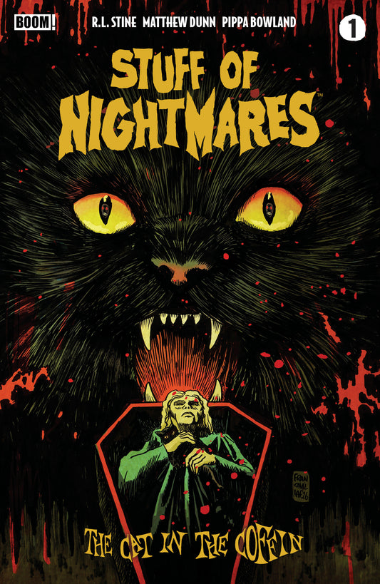 Stuff of Nightmares: The Cat in the Coffin #1 A Main (Dressed, Francavilla) ISBN: 84428401344401011 - FOC DATE: 7/12/26  - Release Date: 8/19/26