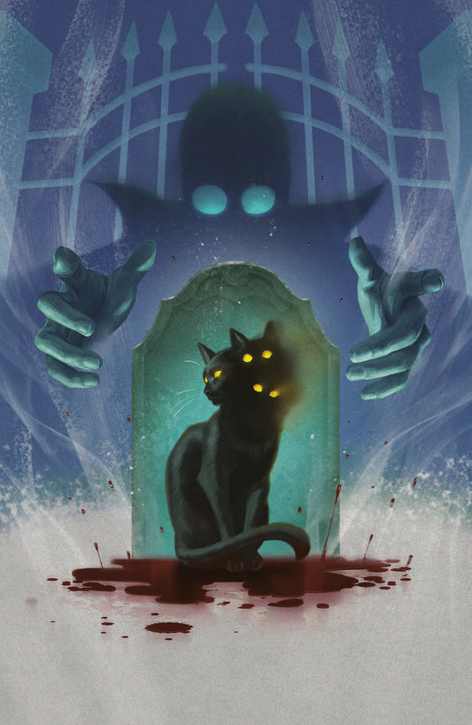 Stuff of Nightmares: The Cat in the Coffin #1 B Variant (Dressed, Murakami) ISBN: 84428401344401021 - FOC DATE: 7/5/26  - Release Date: 8/19/26