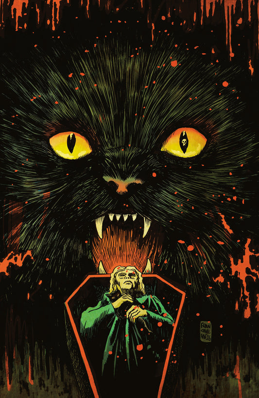 Stuff of Nightmares: The Cat in the Coffin #1 D Glow in the Dark Variant (Full Art, Francavilla) ISBN: 84428401344401041 - FOC DATE: 7/5/26  - Release Date: 8/19/26