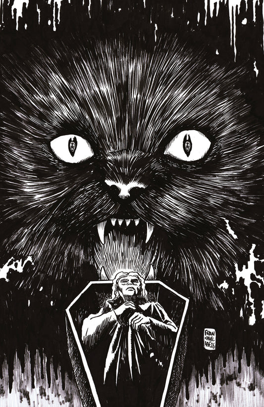 Stuff of Nightmares: The Cat in the Coffin #1 I Unlimited Variant (Full Art, Francavilla) ISBN: 84428401344401091 - FOC DATE: 7/5/26  - Release Date: 8/19/26