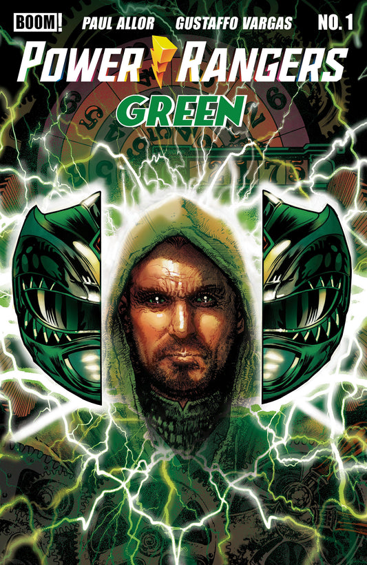 Power Rangers Green #1 A Main (Dressed, Harris) ISBN: 84428401346801011 - FOC DATE: 6/21/26  - Release Date: 8/5/26
