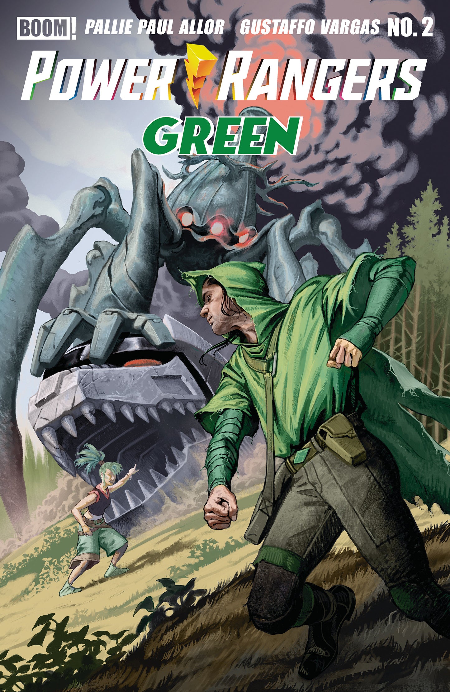 Power Rangers Green #2 J FOC Reveal Variant (Dressed, Morris) ISBN: 84428401346802101 - FOC DATE: 8/16/26  - Release Date: 9/23/26