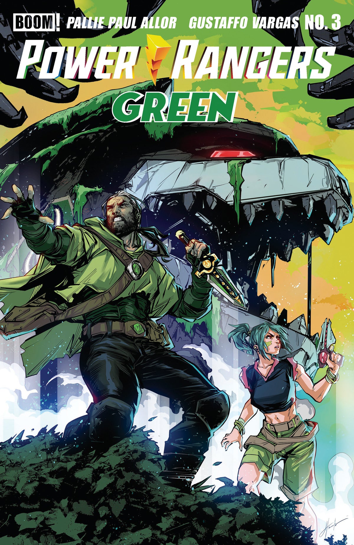 Power Rangers Green #3 I FOC Reveal Variant (Dressed, TBA) ISBN: 84428401346803091 - FOC DATE: 9/13/26  - Release Date: 10/21/26