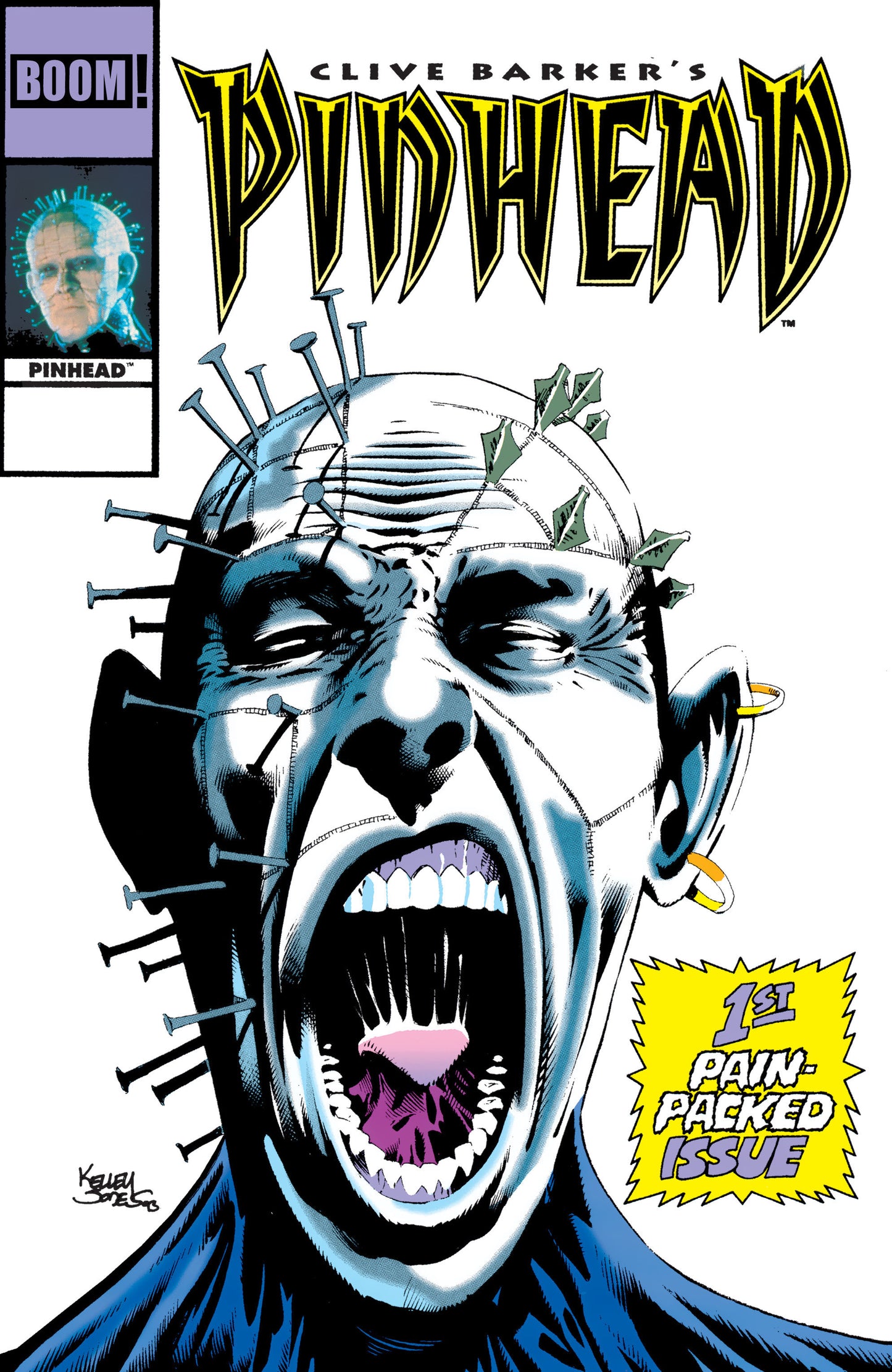 Pinhead Facsimile Edition #1 A Main (Dressed, Jones) ISBN: 84428401349901011 - FOC DATE: 6/21/26  - Release Date: 8/5/26