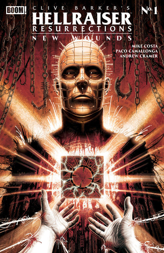 Hellraiser: Resurrections - New Wounds #1 A Main (Dressed, Simpson) ISBN: 84428401364201011 - FOC DATE: 7/26/26  - Release Date: 9/2/26