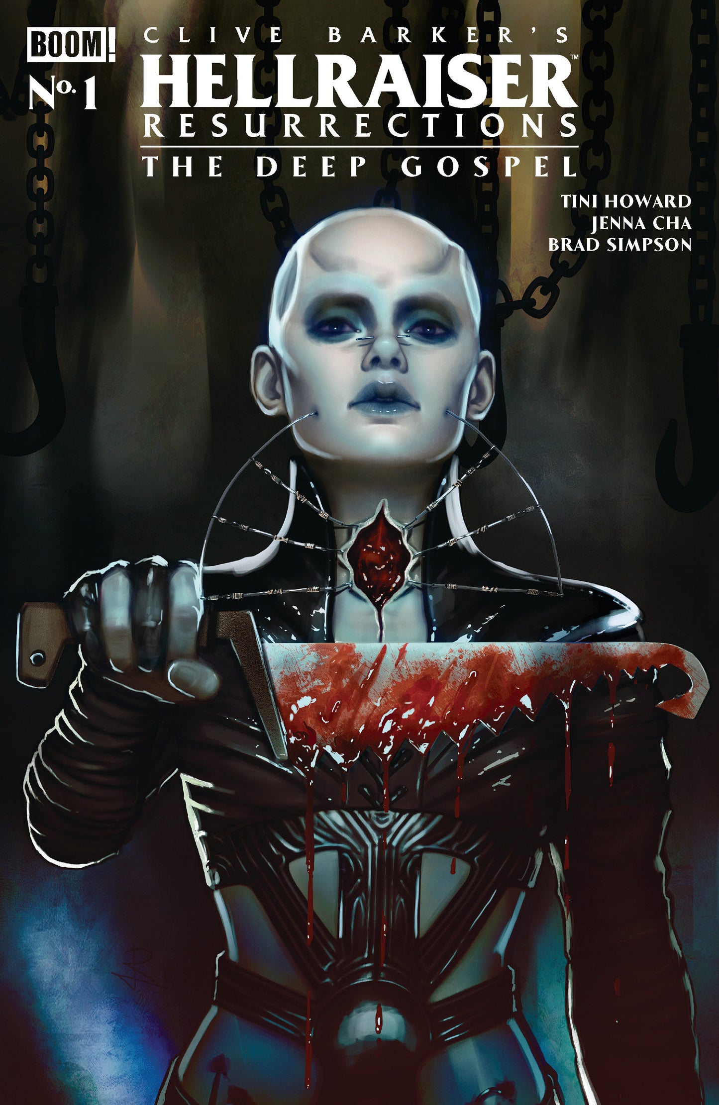 Hellraiser: Resurrections - The Deep Gospel #1 A Main (Dressed, Puebla) ISBN: 84428401364203011 - FOC DATE: 8/9/26  - Release Date: 9/16/26