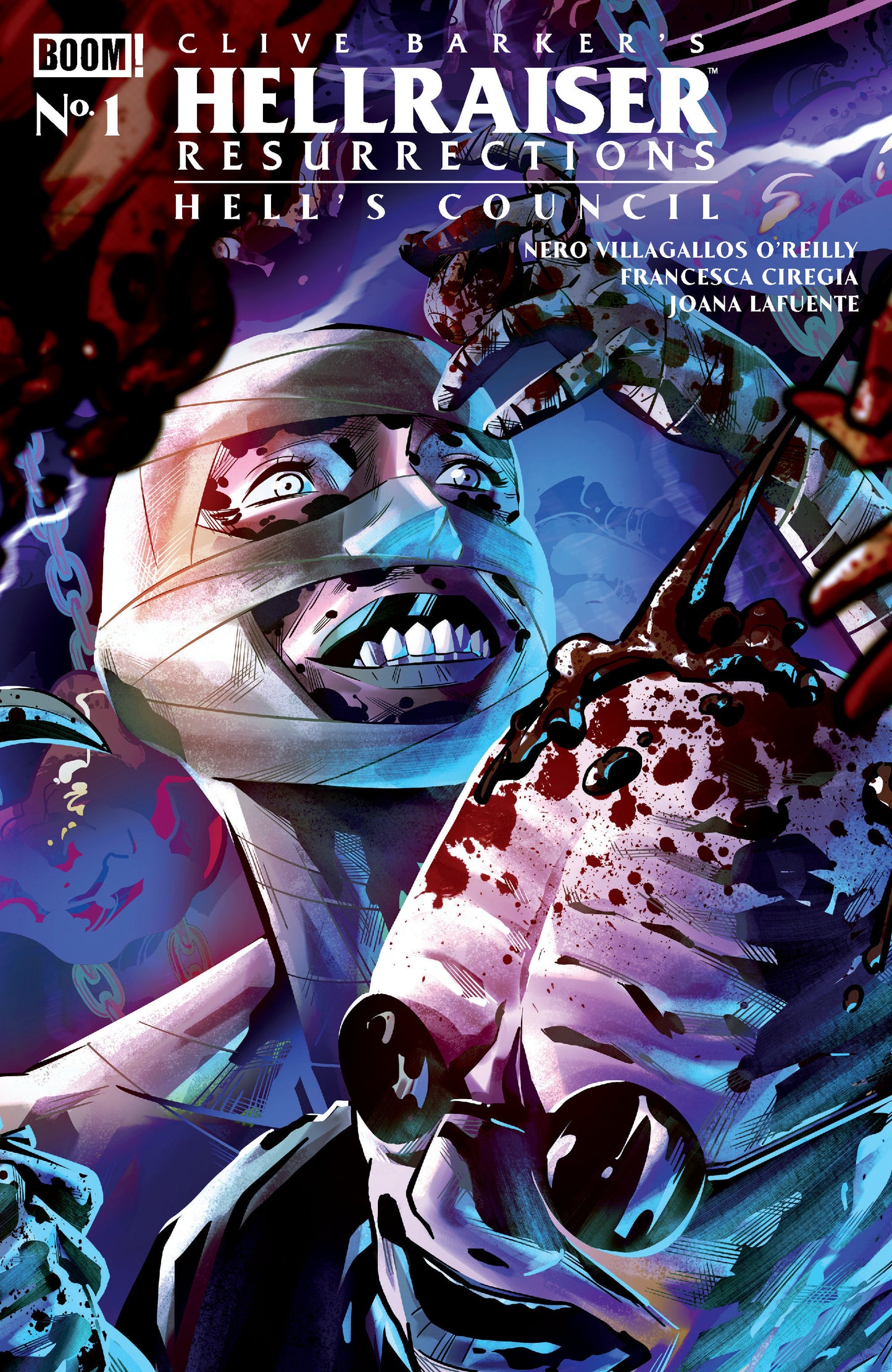 Hellraiser: Resurrections - Hell's Council #1 B Variant (Dressed, Sabbatini) ISBN: 84428401364204021 - FOC DATE: 8/16/26  - Release Date: 9/23/26