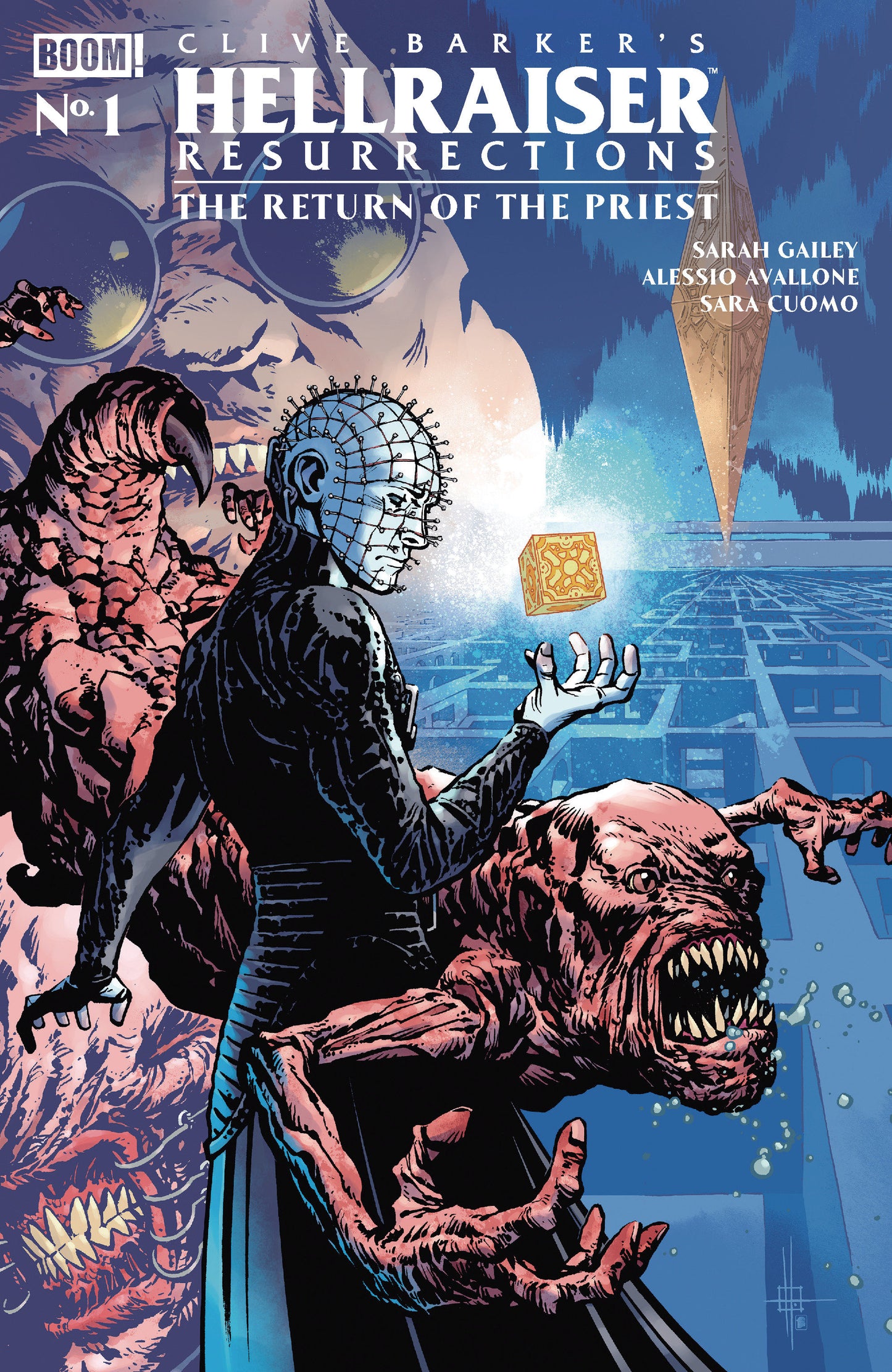 Hellraiser: Resurrections - The Return of the Priest #1 A Main (Dressed, Howard) ISBN: 84428401364205011 - FOC DATE: 8/23/26  - Release Date: 9/30/26