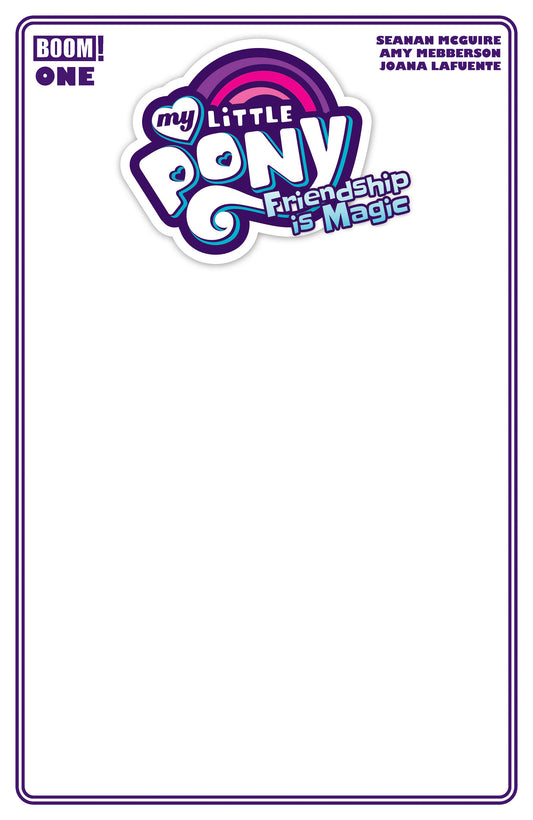 My Little Pony: Friendship is Magic (2026) #1 D Blank Sketch Variant ISBN: 84428401386401041 - FOC DATE: 9/27/26  - Release Date: 11/11/26