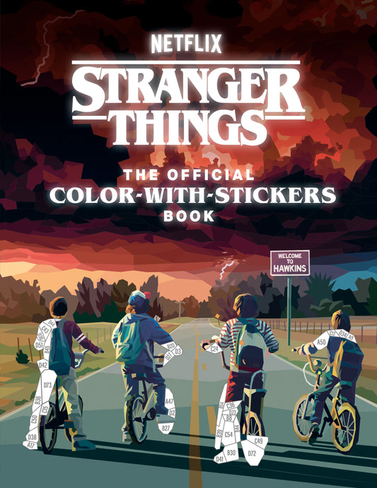 Stranger Things: The Official Color-with-Stickers Book - 9/30/25 - Release Date:  9/30/25