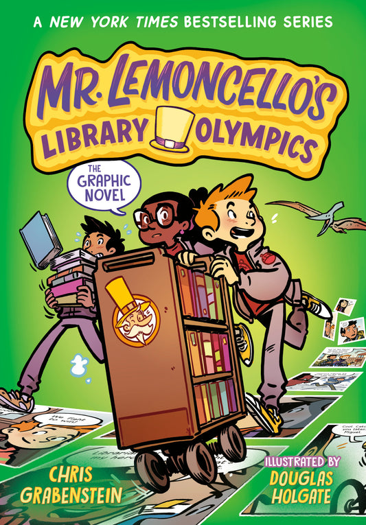 Mr. Lemoncello's Library Olympics: The Graphic Novel - 10/14/25 - Release Date:  10/14/25