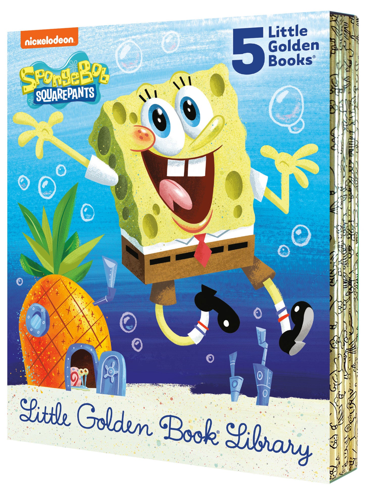 SpongeBob SquarePants Little Golden Book Library (SpongeBob SquarePants) Releases: 9/3/24