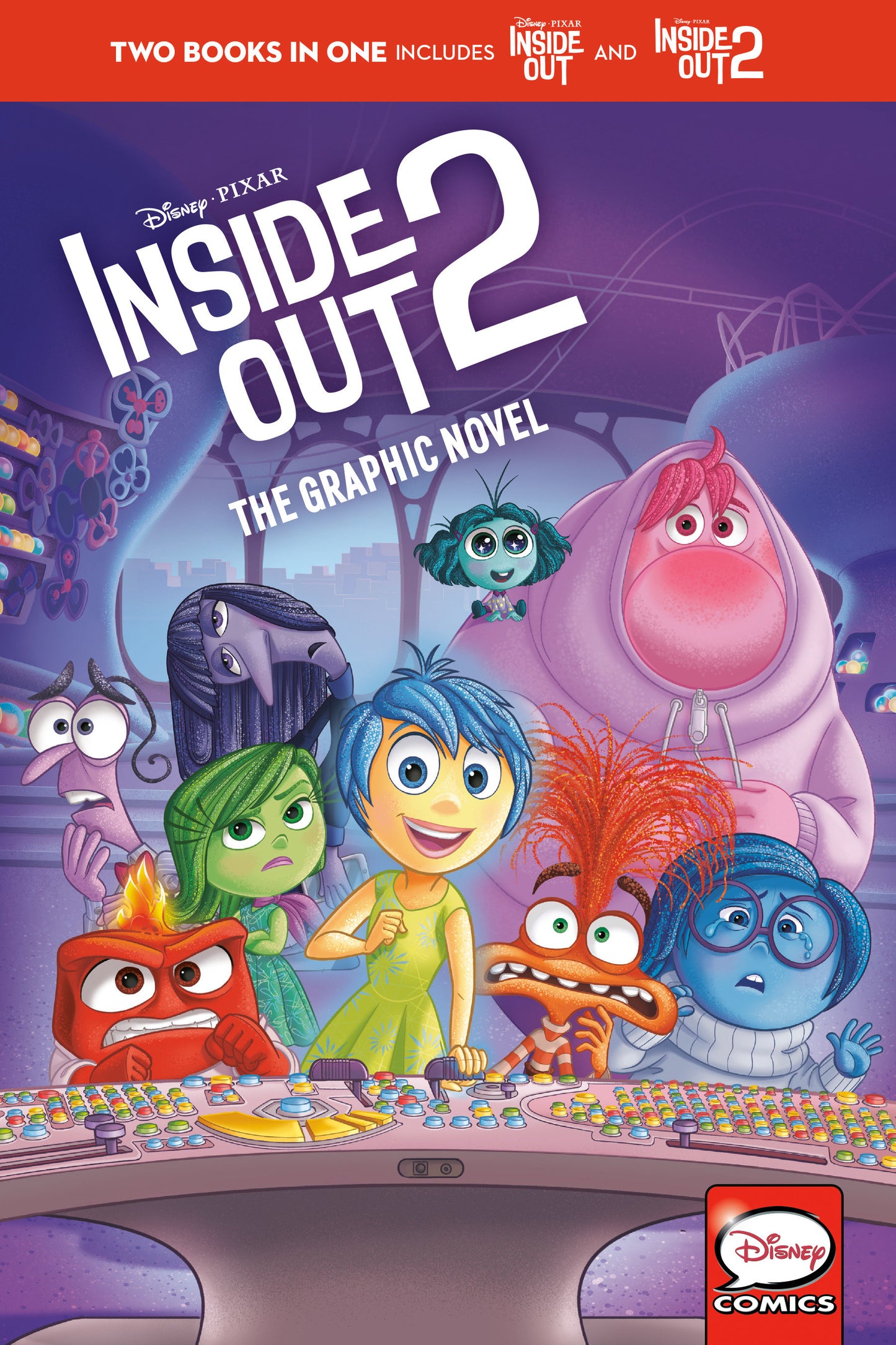 Disney/Pixar Inside Out 2: The Graphic Novel (Includes Inside Out!)  - Release Date:  9/3/24