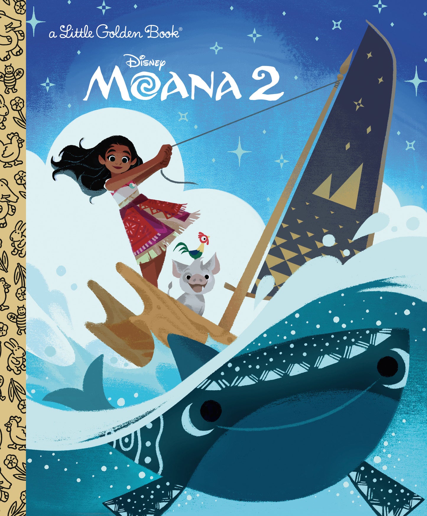 Disney Moana 2 Little Golden Book  - Release Date:  10/15/24