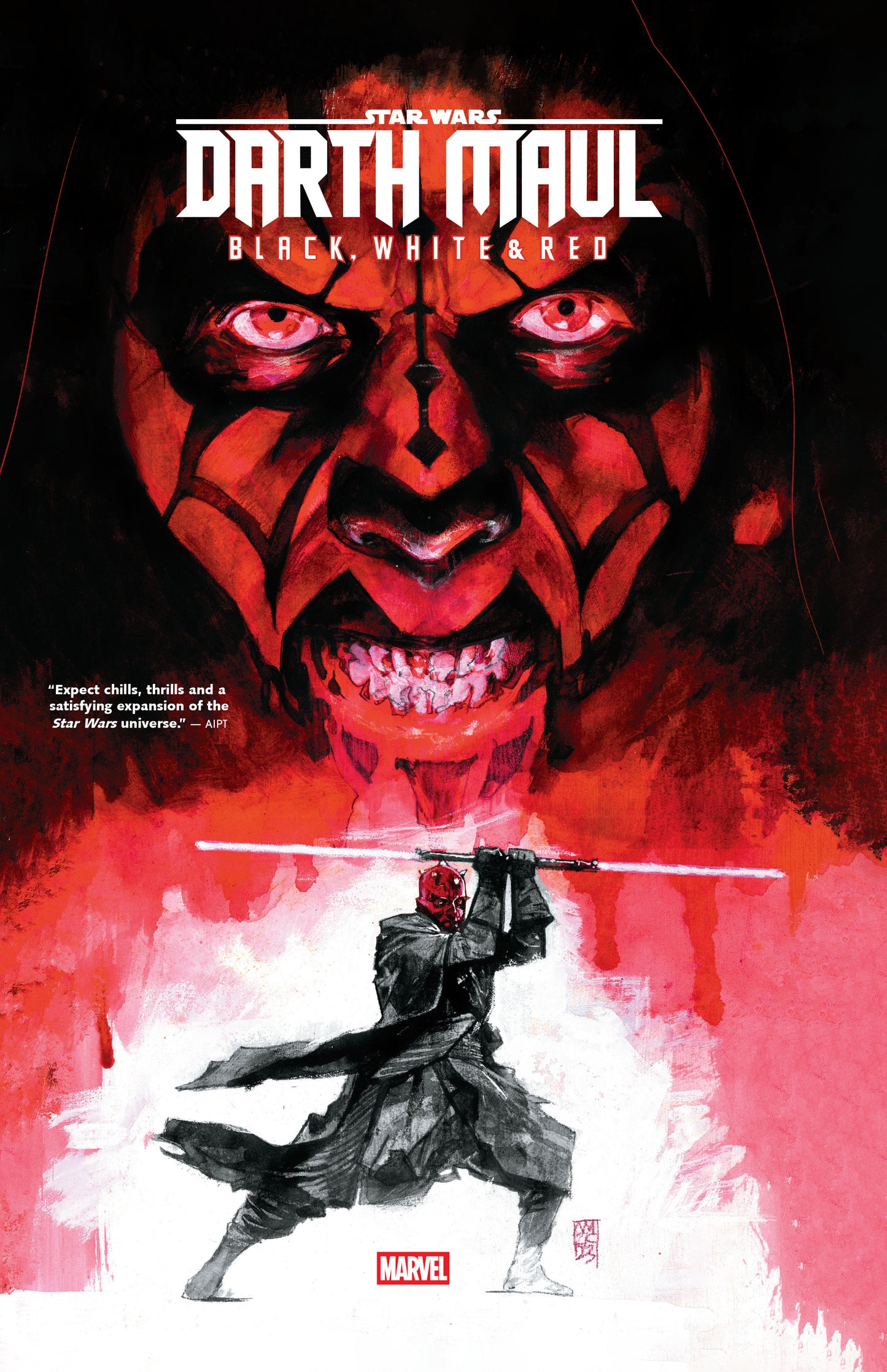 Star Wars: Darth Maul - Black, White & Red ISBN: 9781302954949 - Release Date: 1/27/26
