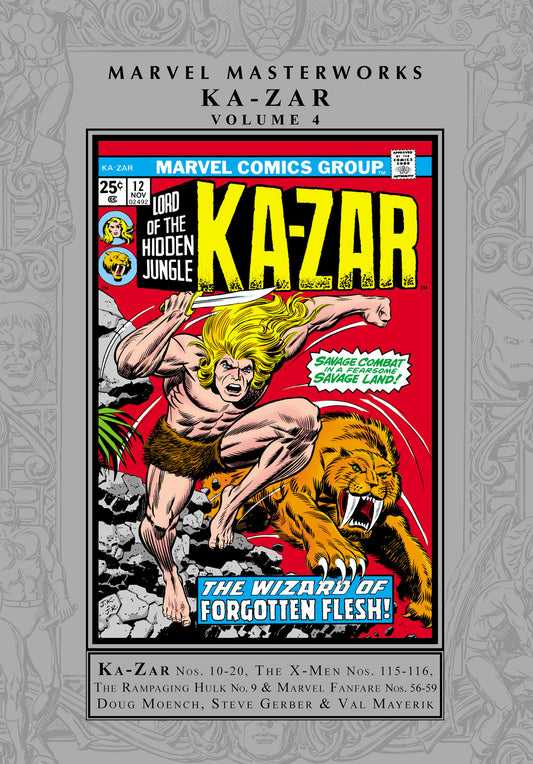 MARVEL MASTERWORKS: KA-ZAR VOL. 4  - Release Date:  1/14/25