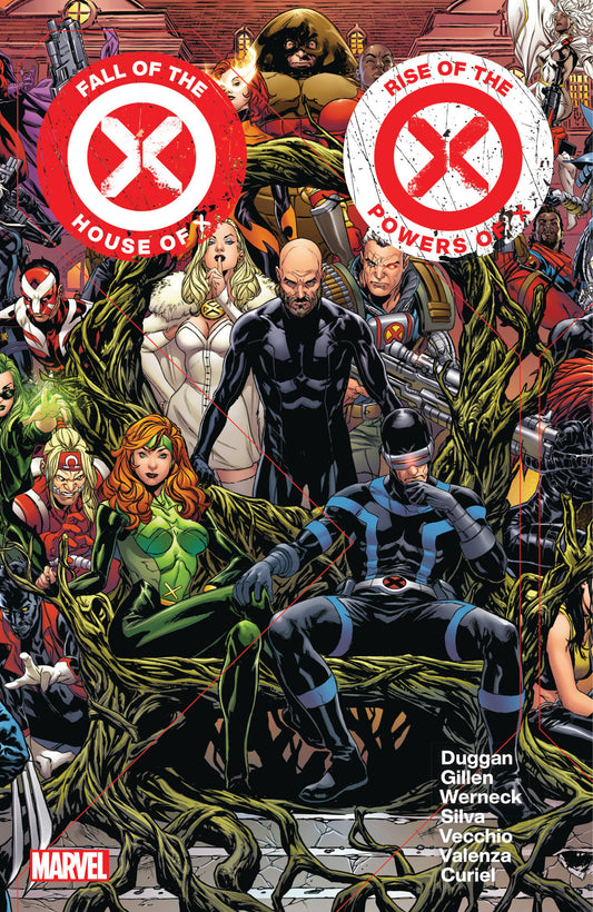 FALL OF THE HOUSE OF X/RISE OF THE POWERS OF X OMNIBUS MARK BROOKS COVER  - Release Date:  8/5/25