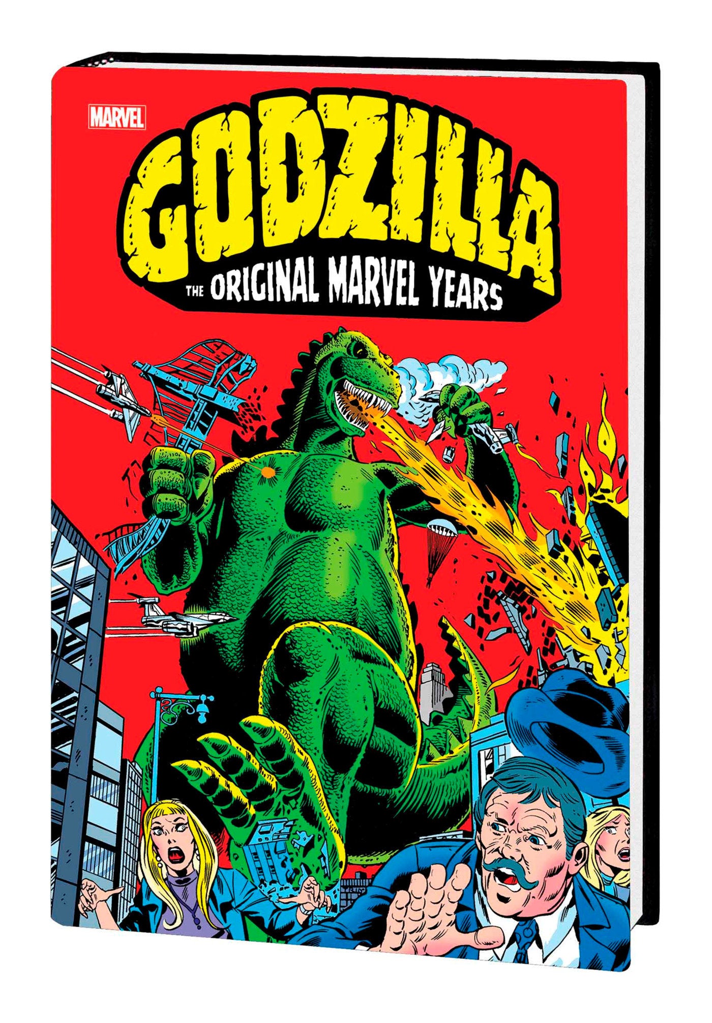 GODZILLA: THE ORIGINAL MARVEL YEARS OMNIBUS HERB TRIMPE FIRST ISSUE COVER [DM ONLY] - Release Date:  10/1/24