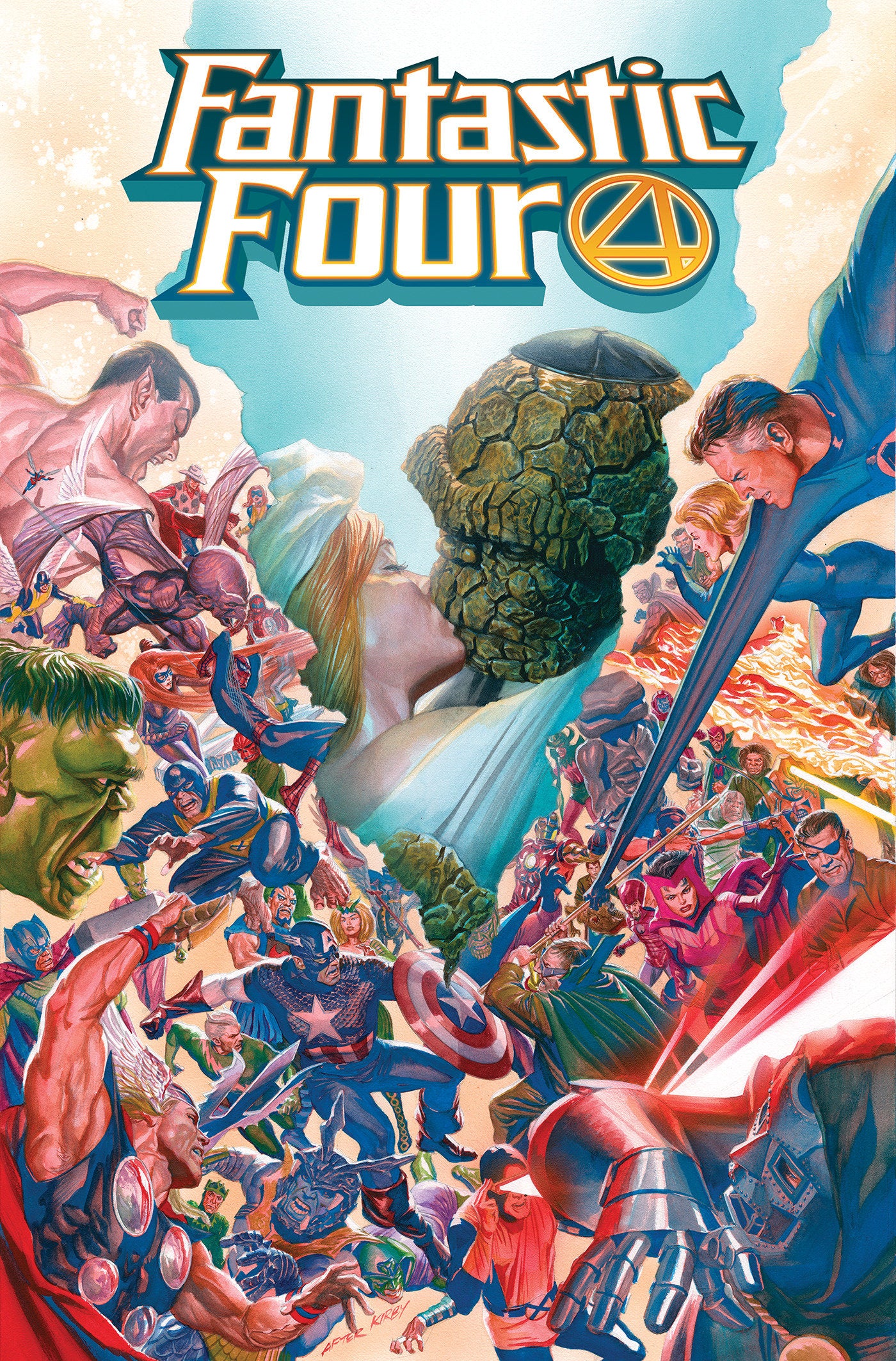 Fantastic Four By Dan Slott Omnibus Vol. 1 Alex Ross Cover [DM Only] ISBN: 9781302961213 - Release Date: 6/2/26