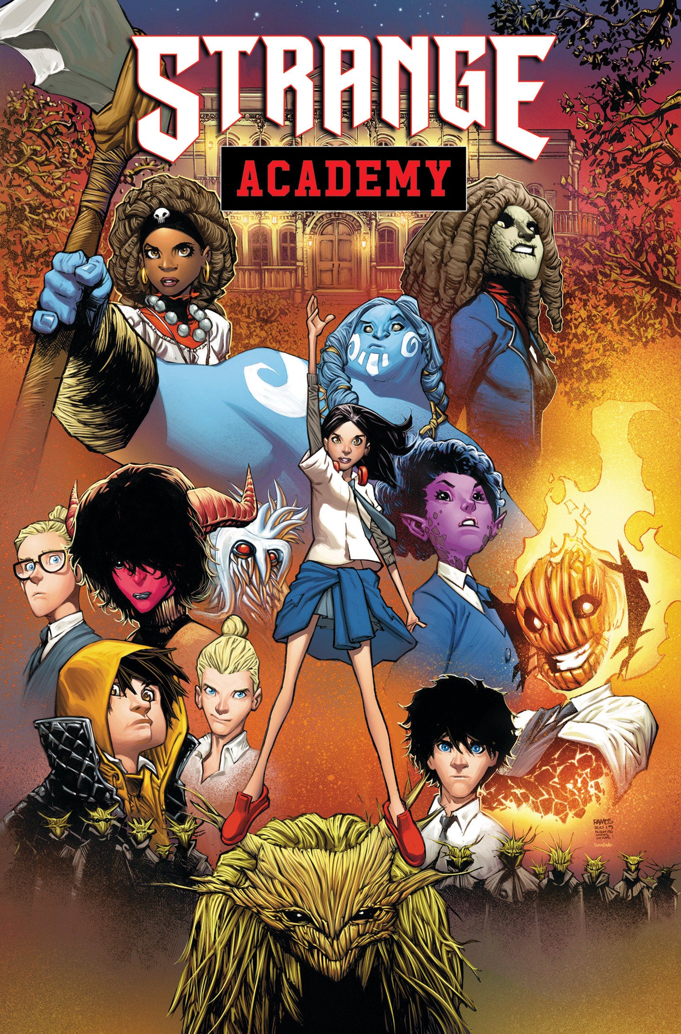 STRANGE ACADEMY OMNIBUS HUMBERTO RAMOS COVER  - Release Date:  5/20/25