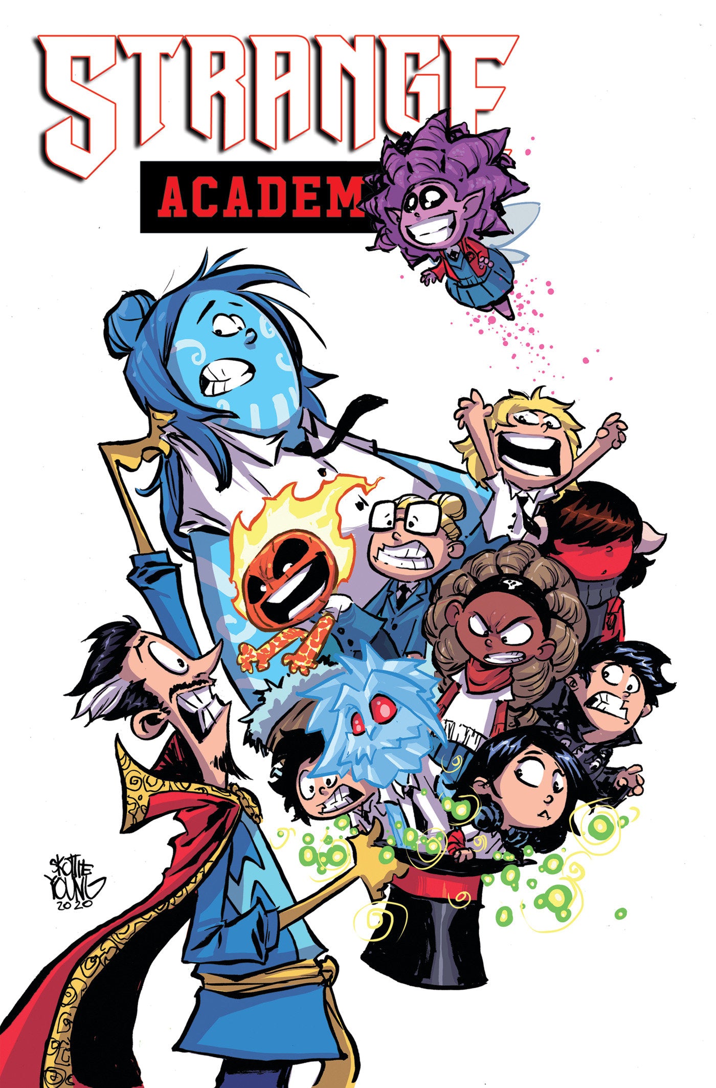 STRANGE ACADEMY OMNIBUS SKOTTIE YOUNG COVER [DM ONLY]  - Release Date:  5/20/25