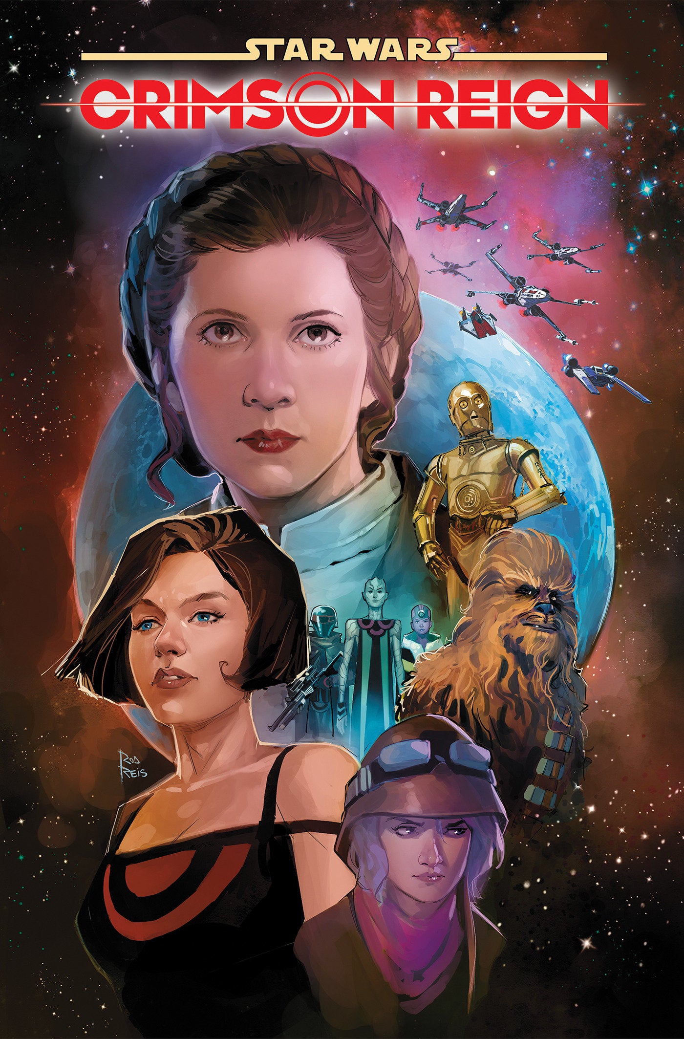 STAR WARS: CRIMSON REIGN OMNIBUS ROD REIS COVER [DM ONLY]  - Release Date:  4/8/25