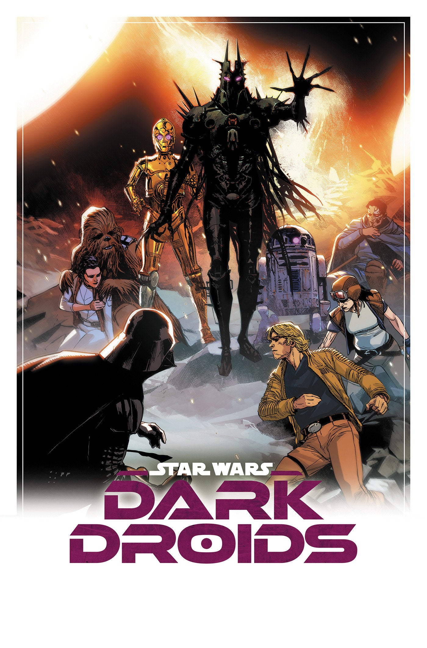 Star Wars: Dark Droids Omnibus Lenil Yu Cover ISBN: 9781302961862 - FOC DATE: 3/9/26  - Release Date: 8/18/26