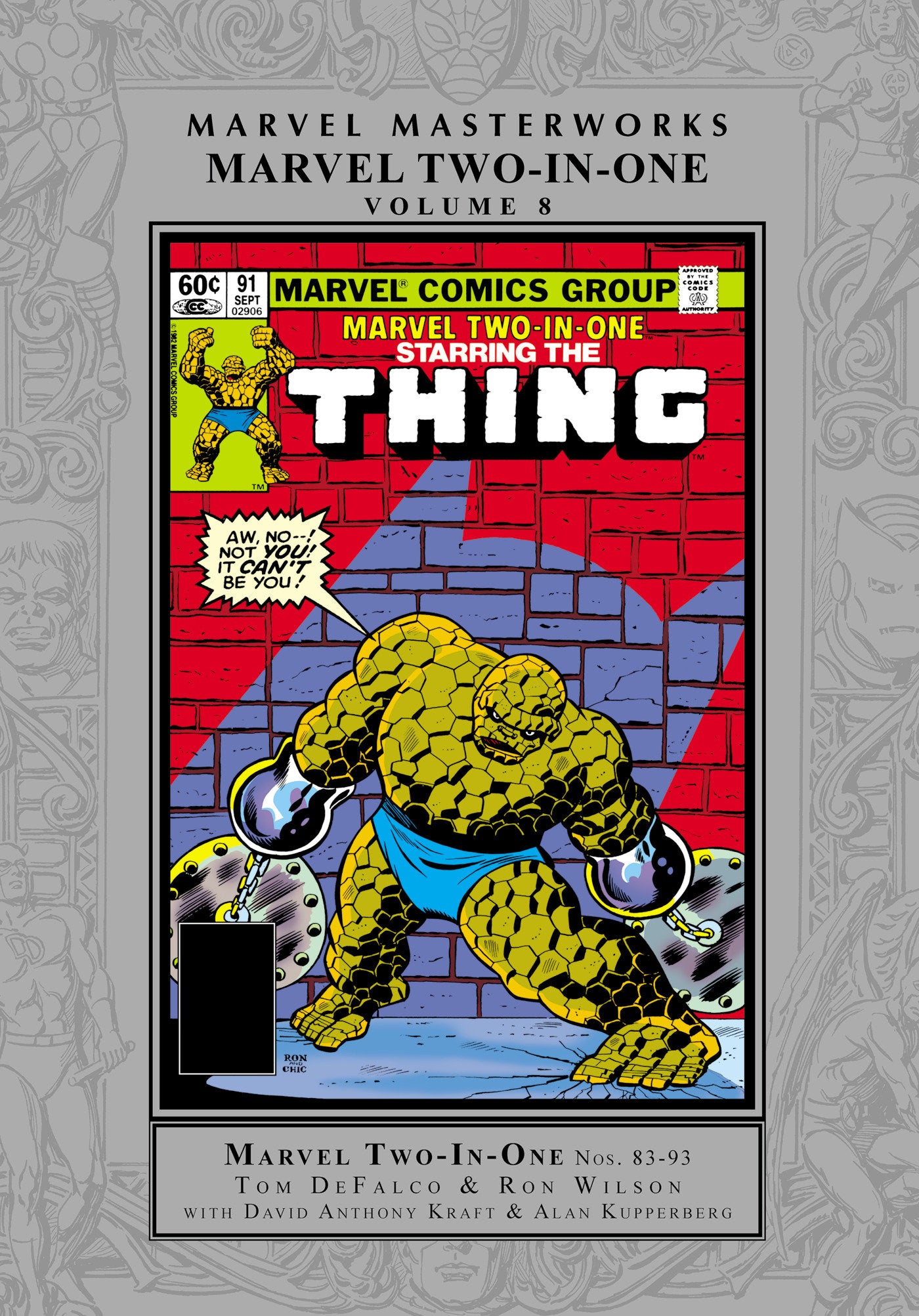 MARVEL MASTERWORKS: MARVEL TWO-IN-ONE VOL. 8  - Release Date:  8/26/25