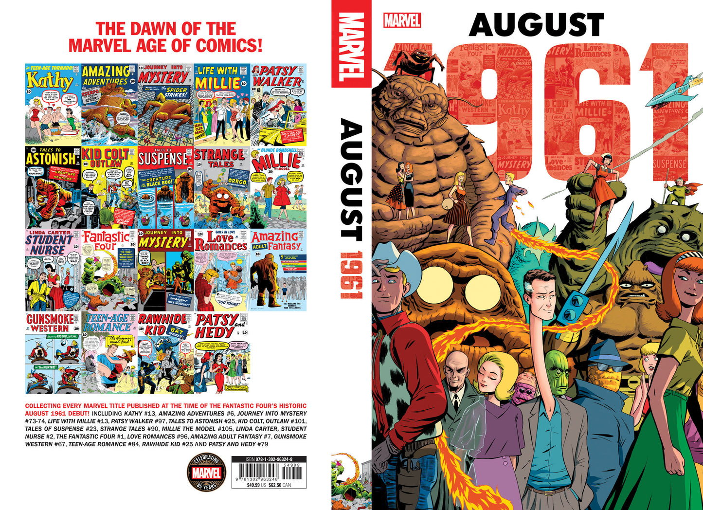 MARVEL: AUGUST 1961 - Release Date:  8/6/24