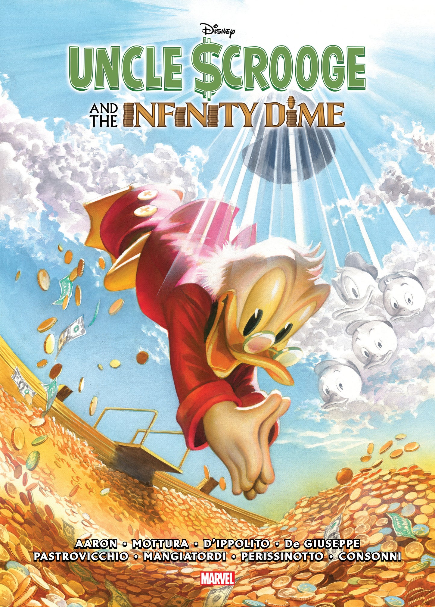 UNCLE SCROOGE AND THE INFINITY DIME GALLERY EDITION ALEX ROSS COVER  - Release Date:  3/18/25