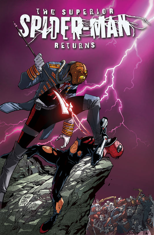 Superior Spider-Man Returns Omnibus Mike Del Mundo Cover [DM Only] - 1/13/26 - Release Date:  1/13/26
