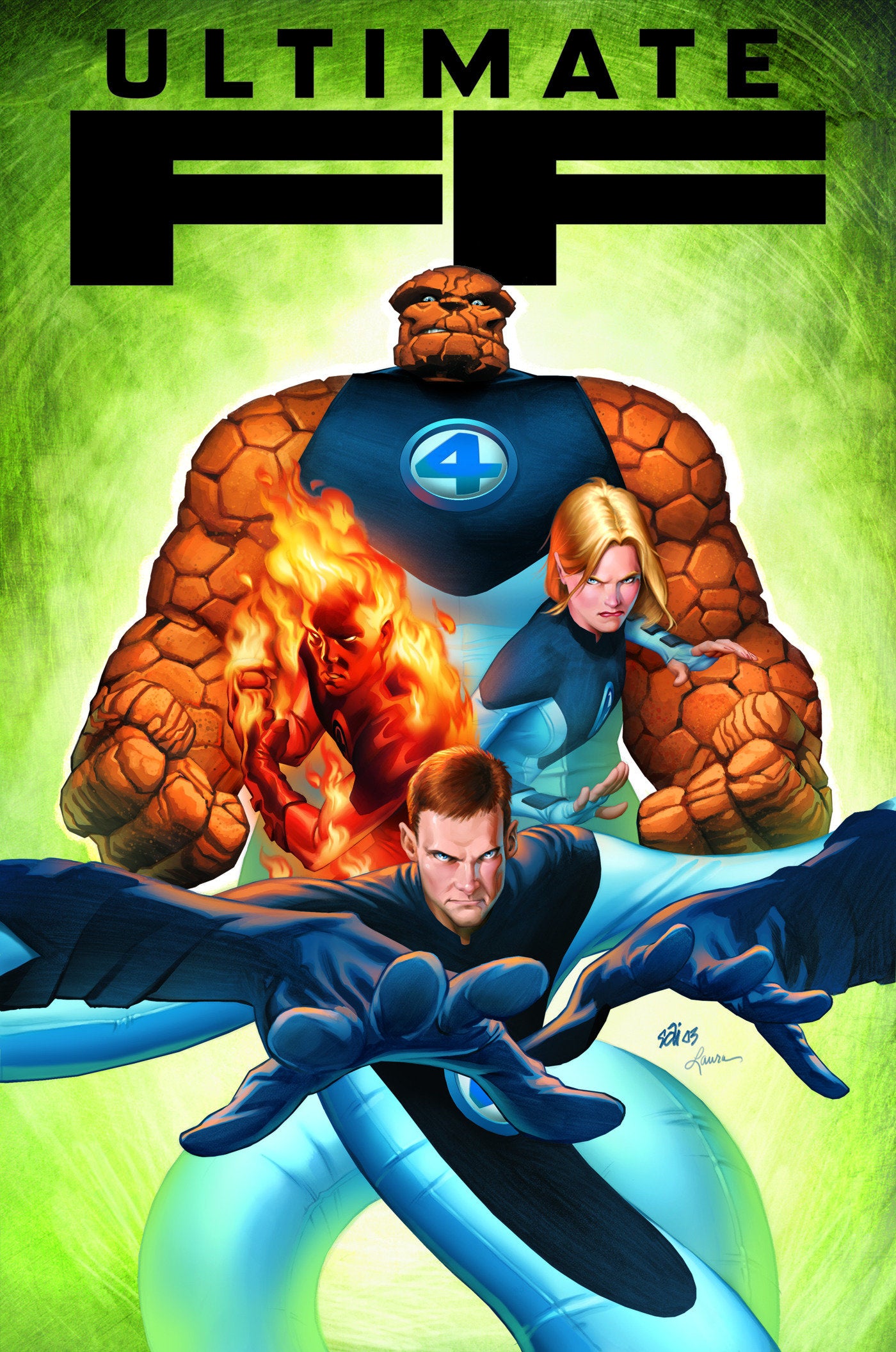 ULTIMATE FANTASTIC FOUR OMNIBUS VOL. 1 STUART IMMONEN COVER  - Release Date:  2/11/25