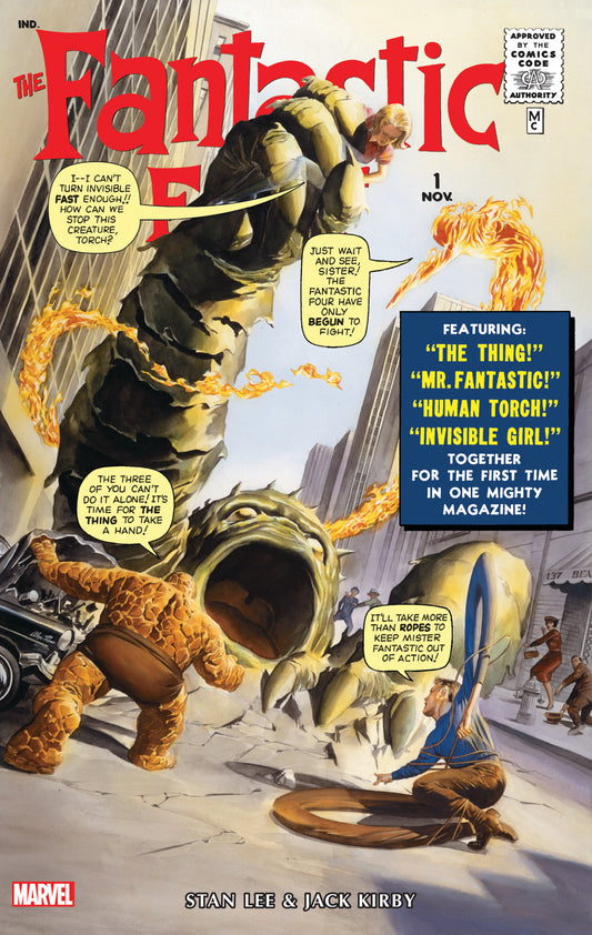 THE FANTASTIC FOUR OMNIBUS VOL. 1 ALEX ROSS COVER [NEW PRINTING 3]  - Release Date:  5/20/25