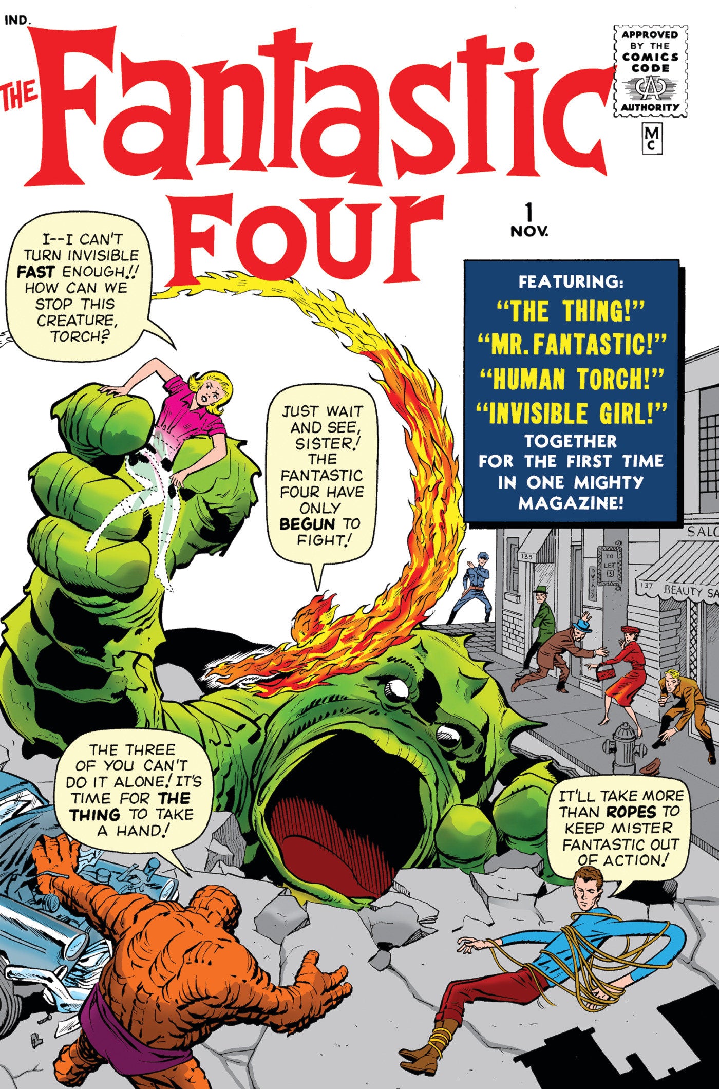 THE FANTASTIC FOUR OMNIBUS VOL. 1 JACK KIRBY COVER [NEW PRINTING 3, DM ONLY]  - Release Date:  5/20/25