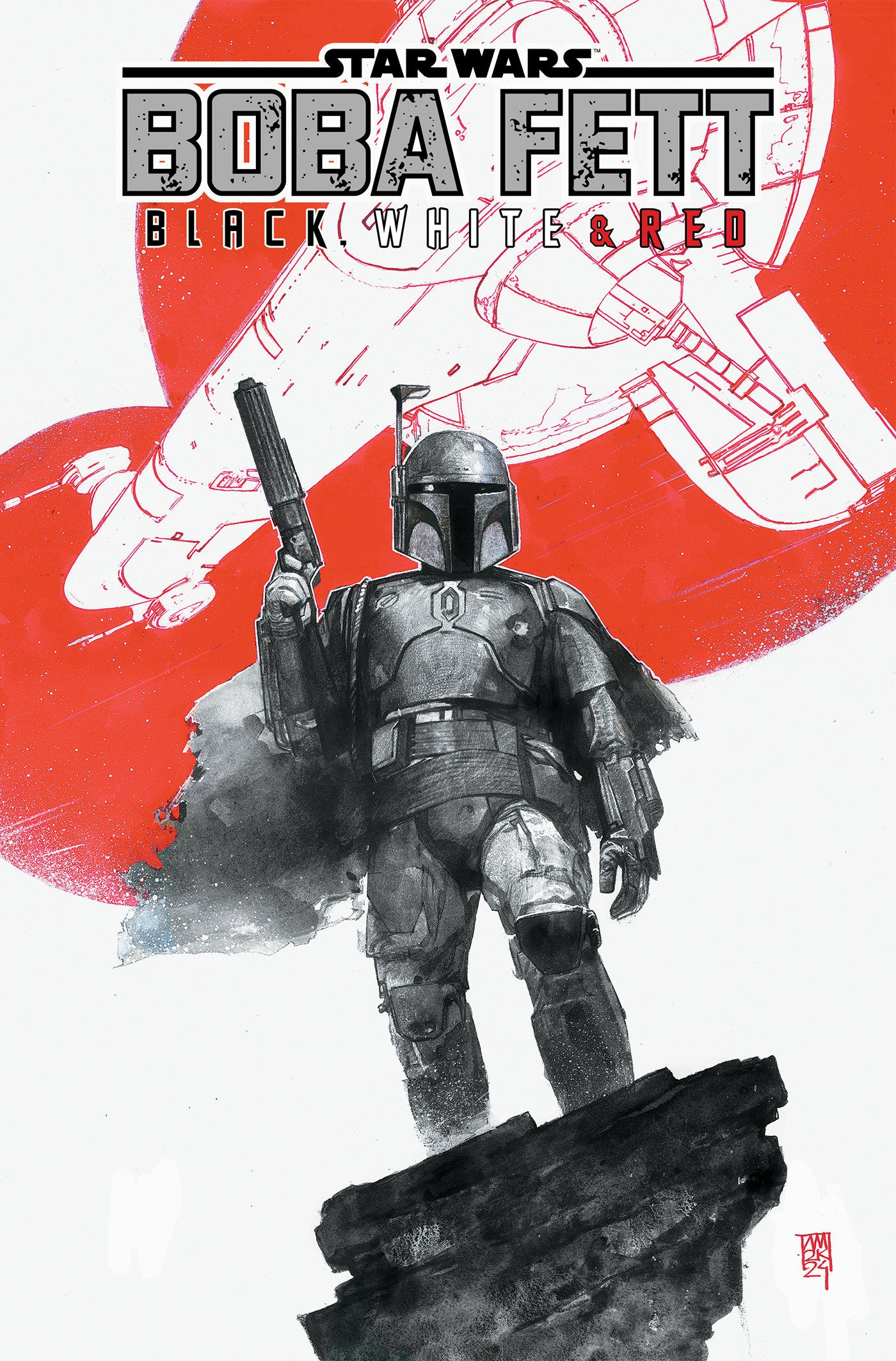 Star Wars: Boba Fett - Black, White & Red Treasury Edition ISBN: 9781302963750 - FOC DATE: 5/3/26  - Release Date: 10/13/26