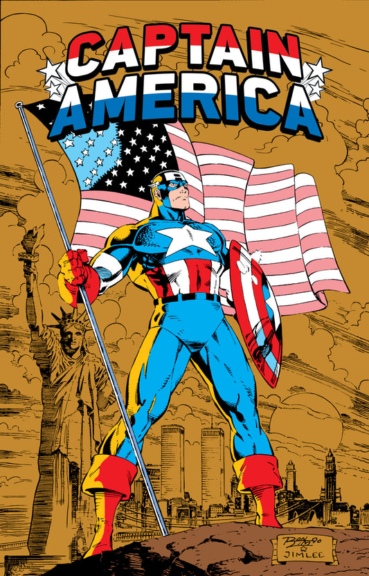 CAPTAIN AMERICA BY MARK GRUENWALD OMNIBUS VOL. 2 RON LIM ANNIVERSARY COVER  - Release Date:  7/1/25